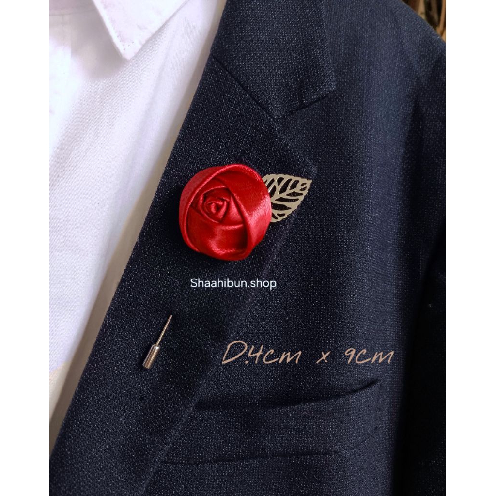 Lapel Pin Bros Jas Wedding Vintage Gold