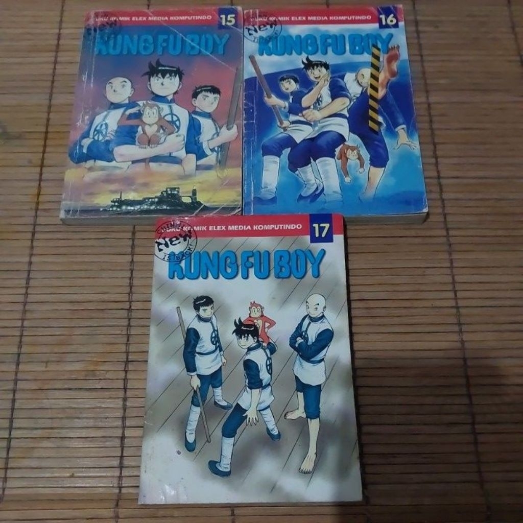 [Set] Komik New Kung Fu Boy vol 15-17 by Takeshi Maekawa Preloved