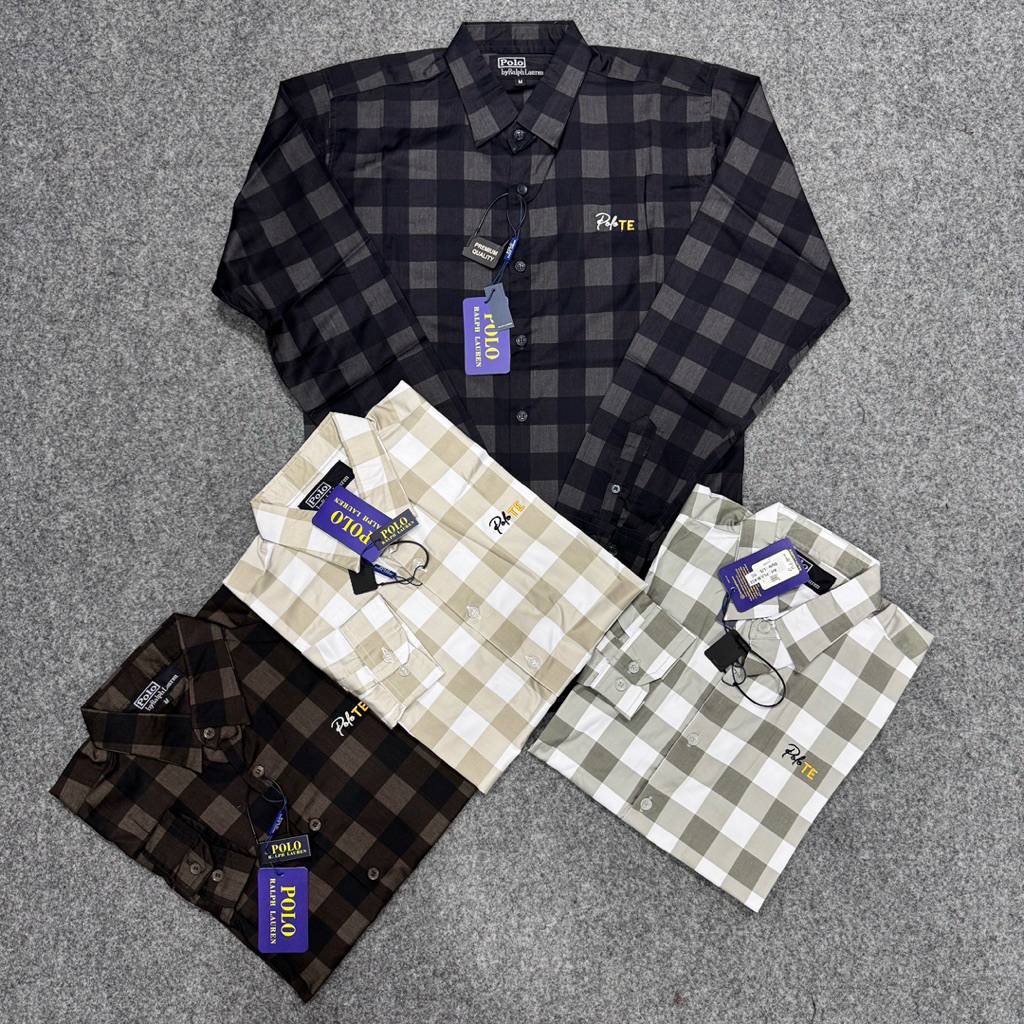 KEMEJA PRIA BRANDED ORIGINAL HIGH QUALTY 100%