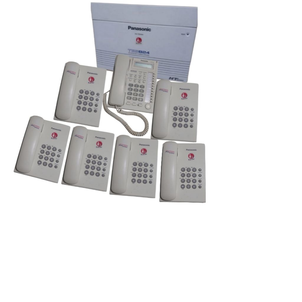 Paket PABX PANASONIC KX-TES824 + 8 Pesawat Telepon