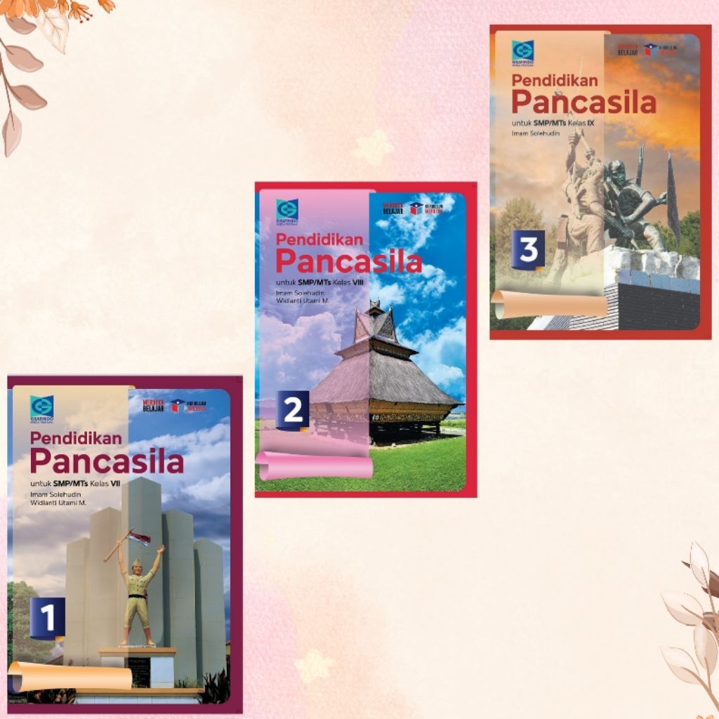 Buku PPKN SMP/MTs kelas 7,8,9 Kurikulum Merdeka Grafindo