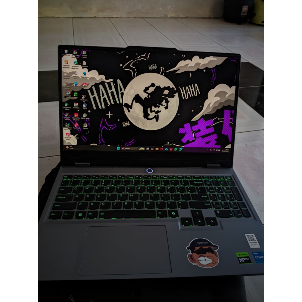 Lenovo LOQ 15IRX9 | i5 | RTX3050 | RAM 12 GB | SSD 512 GB | Bekas Normal