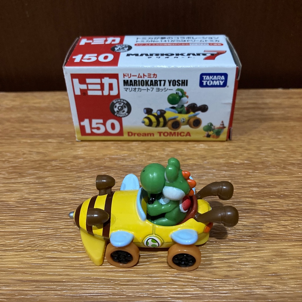 TOMICA DREAM DREAMS 150 MarioKart7 Mario Kart Go Cart 7 Yoshi 2012 Diecast Mainan Takara Tomy