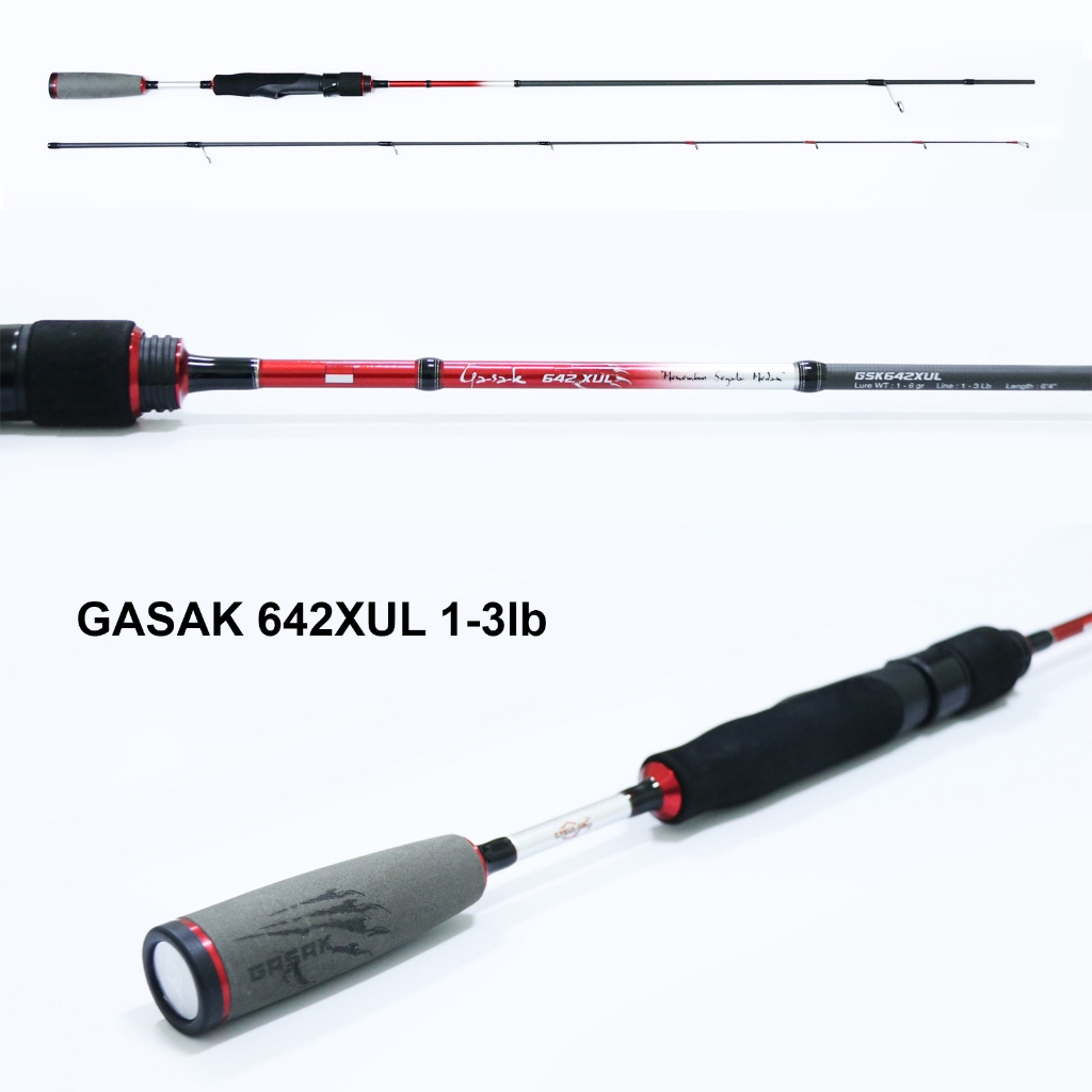 Joran GASAK RELIX Nusantara UL | 642 XUL 1–3LB – 702 UL 2–6LB – 772 UL 5–10LB | Joran Ultralight Spi