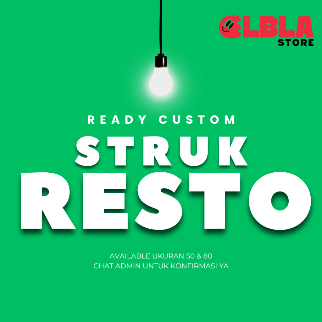 cetak struk belanja toko resto