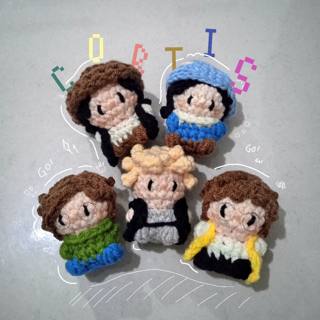Keychain amigurumi Cortis | Keychain Crochet Cortis | Gantungan Kunci Rajut Cortis