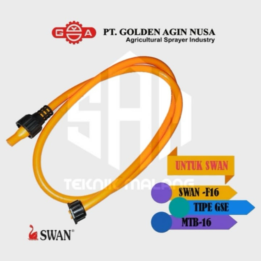 selang original swan elektrik / selang sprayer swan elektrik / selang tanki semprot original swan f1