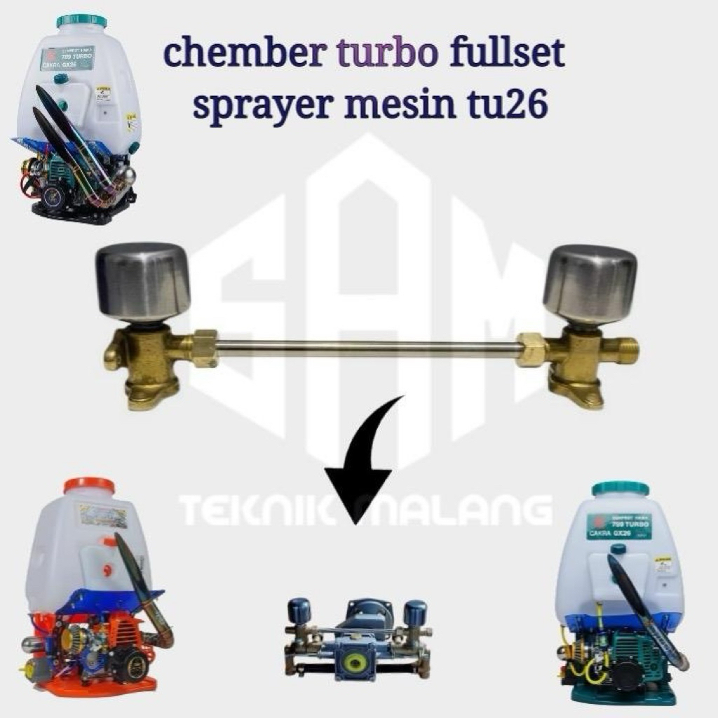 Tabung Chember Tu26 / Chember Turbo Sprayer Mesin 2tak atau 4 Tak / Paket Upgrade Tabung Chember