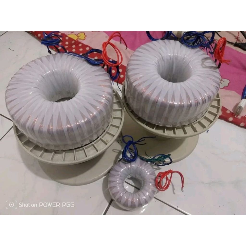 Trafo Toroid/donat 20 amper CT 55-65 josssjiss setara 25 amper full tembaga