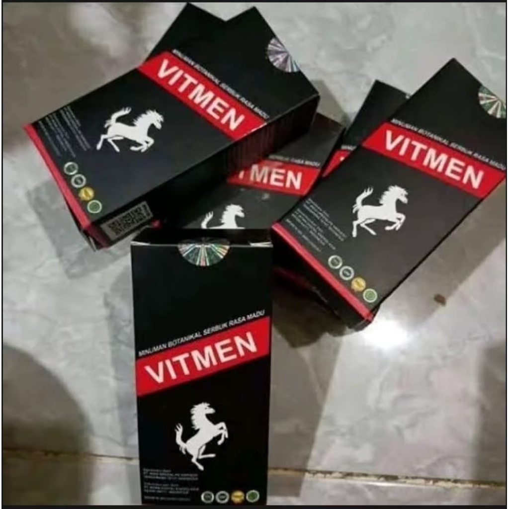 Vitmen Ekonomis 1 Box Isi 5 Sachet - Herbal Alami, Meningkatkan Stamina, Aman untuk Pria Dewasa