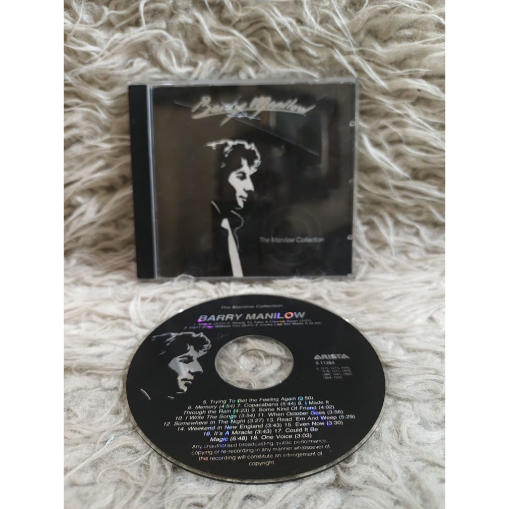 barry manilow the manilow collection kaset cd
