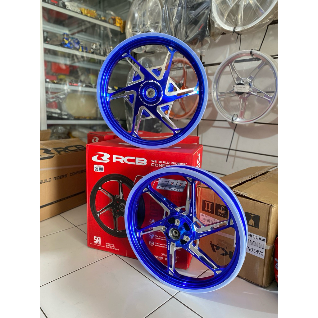RCB CT 600 VELG MIO RING 14 BIRU