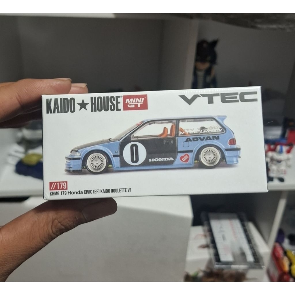 Mini GT x Kaido House KHMG179 Honda Civic Ef Kaido Roulete V1