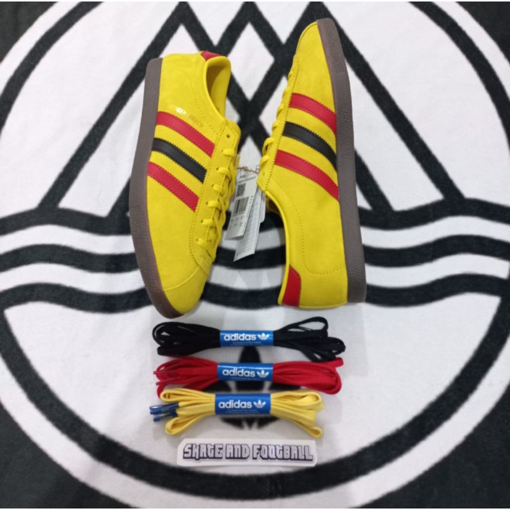 Adidas Samba OG Yellow Gum Suede Original | Sepatu Casual Pria Wanita + 3 Tali