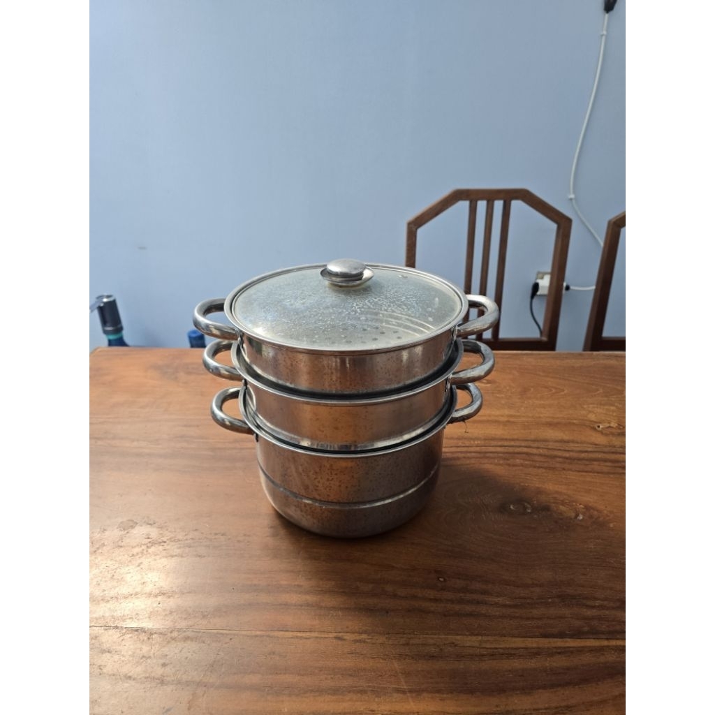 Panci Kukus 26cm 3 Susun/3 Tingkat Freemir