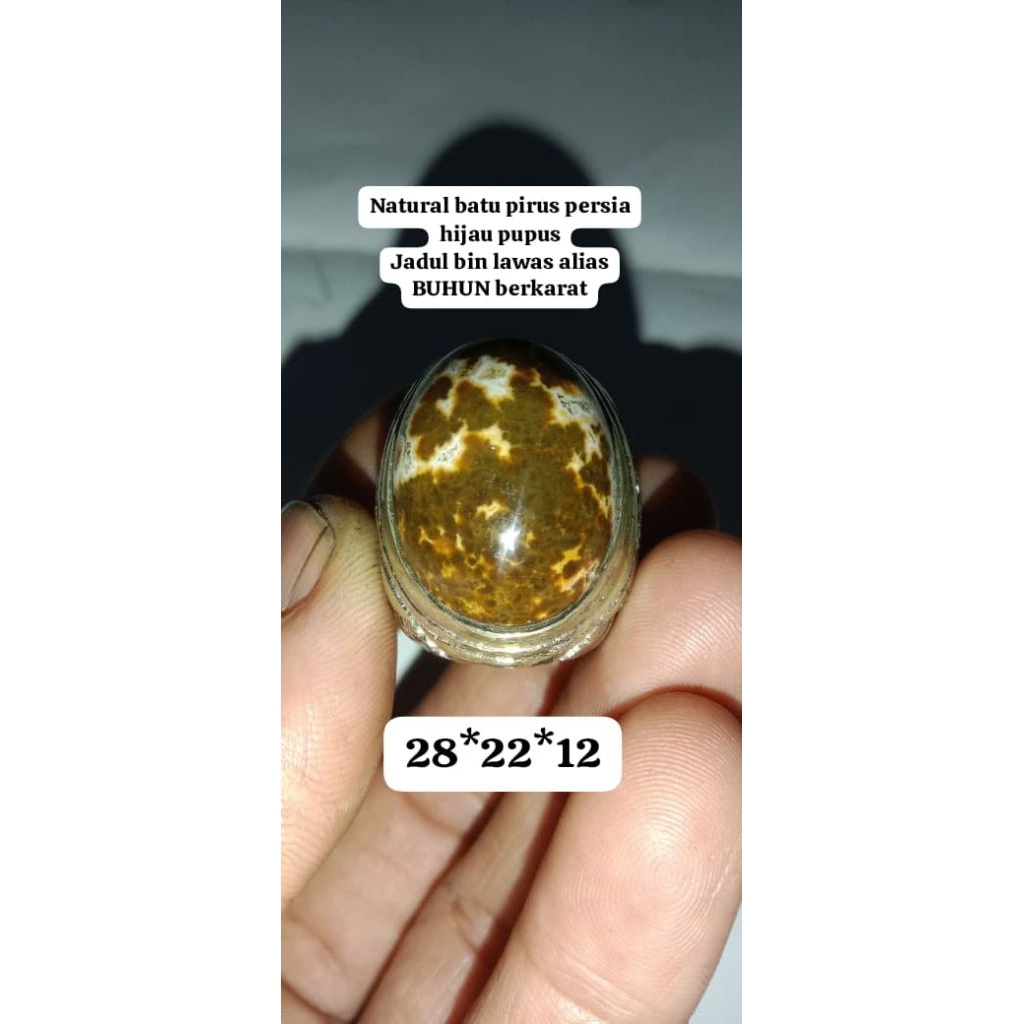 batu pirus persia hijau pupus BERKARAT super tua