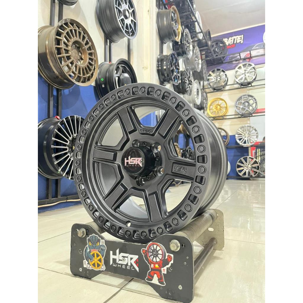 HSR WHEEL Velg Offroad Xpander Rush Terios R15 Shadow Grey
