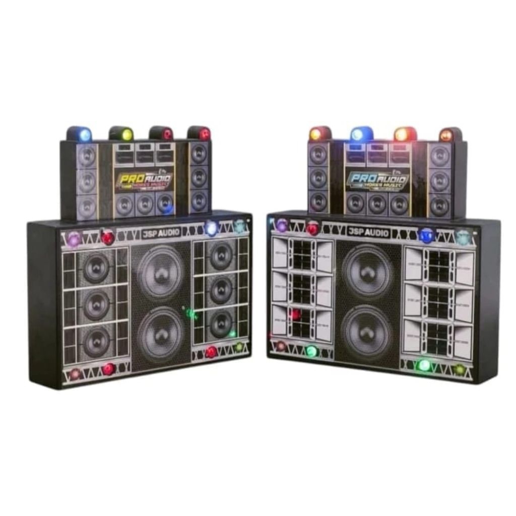 Mainan Anak Sound Horeg Miniatur - Ukuran Kecil, Lampu dan Musik, Mudah Dibawa #1128