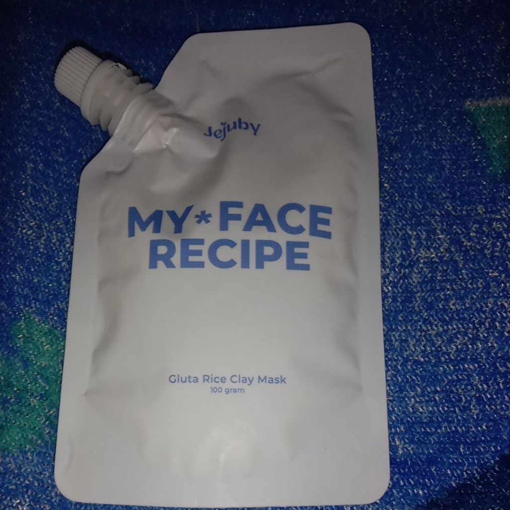 Jejuby MY FACE RECIPE- GLUTA RICE CLAY MASK ORI