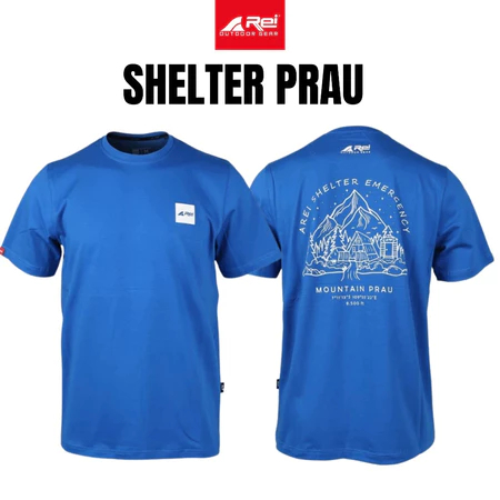Kaos Pria Lengan Pendek Shelter Prau Arei Outdoorgear KAOS PRIA KAOS ORIGINAL KAOS ASII KAOS ADVENTU