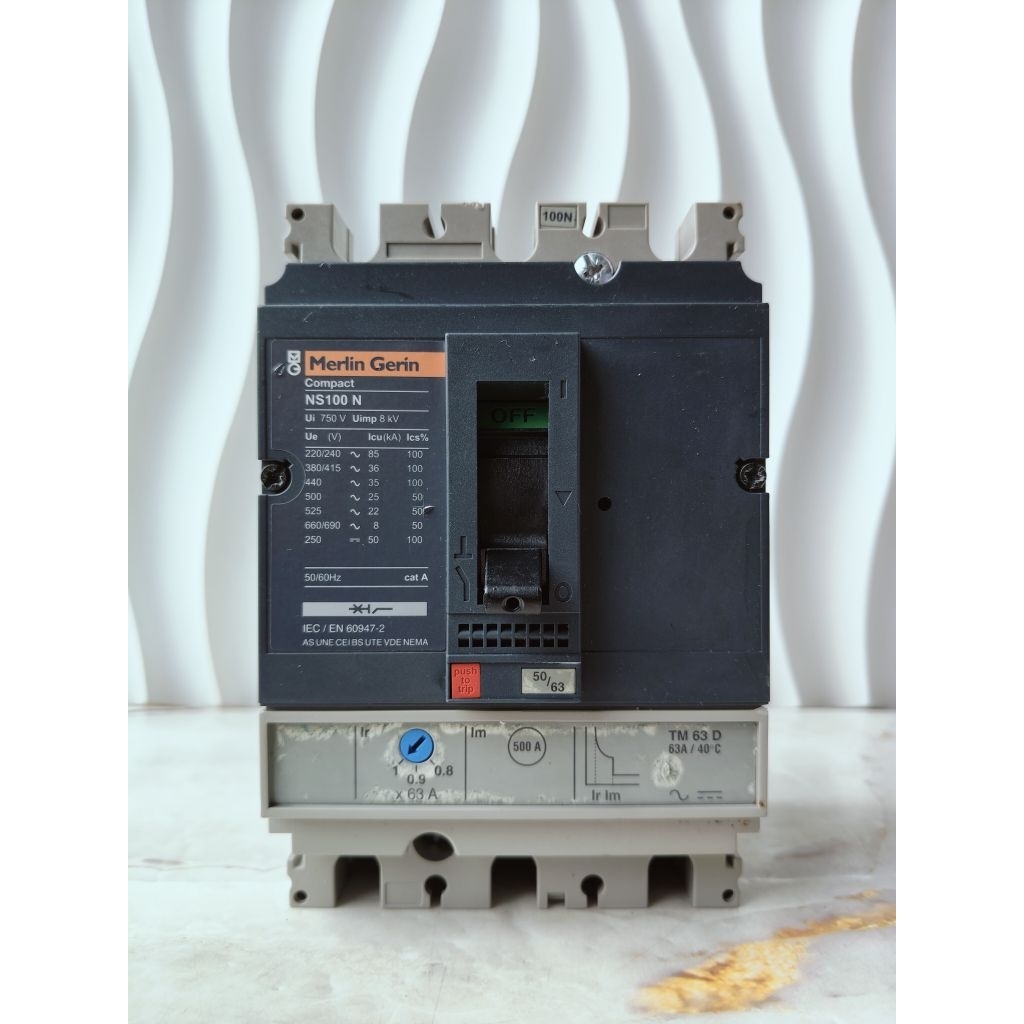 MCCB Merlin Gerin NS100N 3Phase 50A-100A