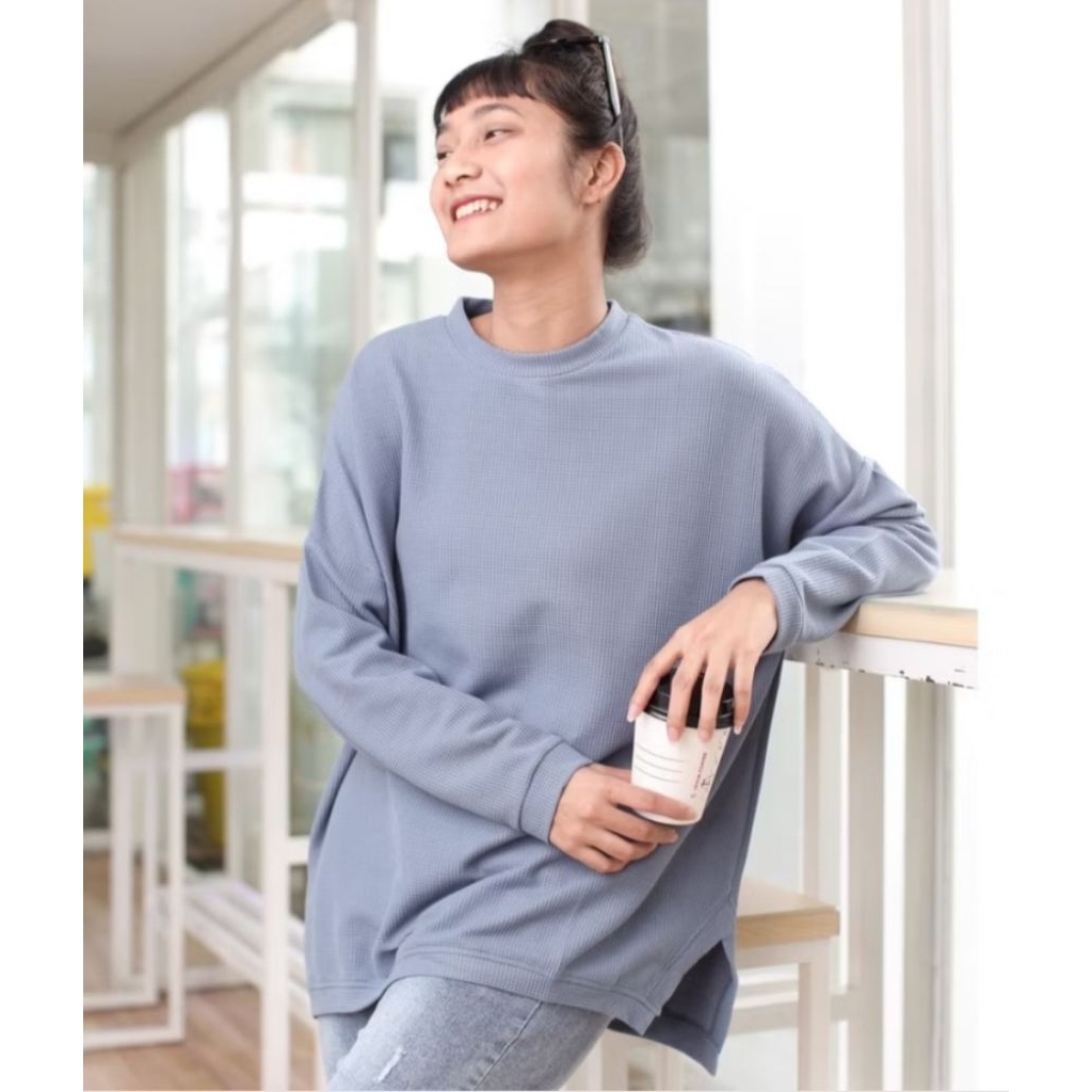 PRELOVED BLOUSE DENIM HOUSE OF SHOPAHOLIC