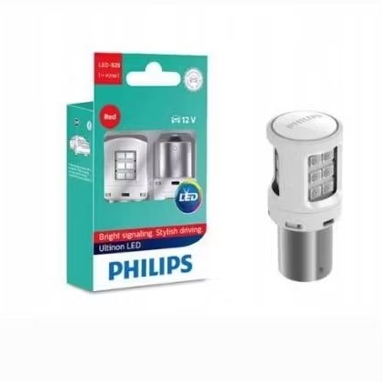 Philips Ultinon P21 BAY15D RED LED Lampu Rem Mobil Motor PNP Premium