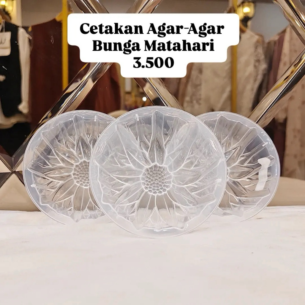 Cetakan Puding Agar Jelly Bunga Matahari Mini / Cetakan Sunflower Kecil Murah