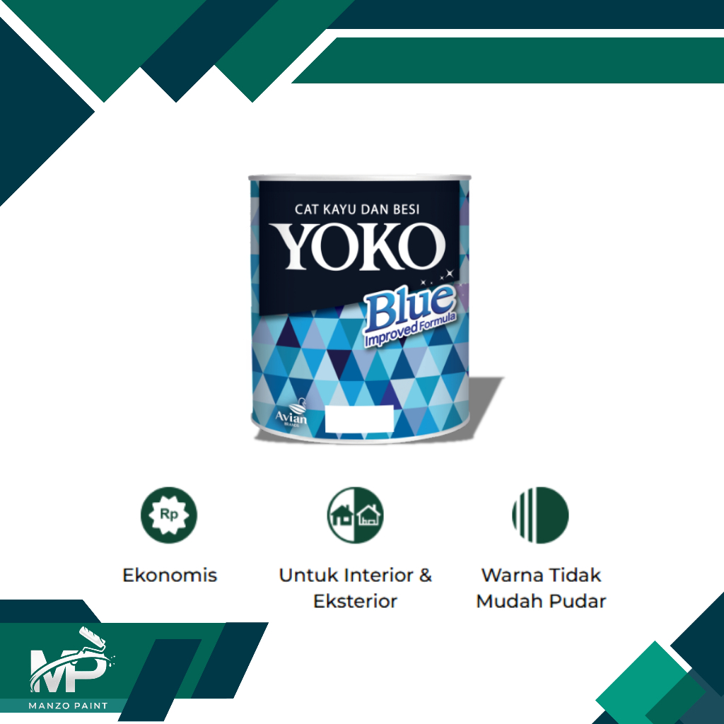 YOKO CAT KAYU BESI INTERIOR & EKSTERIOR  0,7 L / YOKO CAT KAYU BESI CAT EKONOMIS