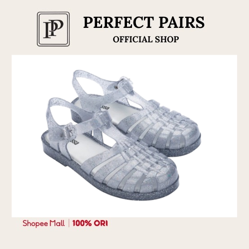 Melissa Possession Shiny Ad Glitter Clear Silver