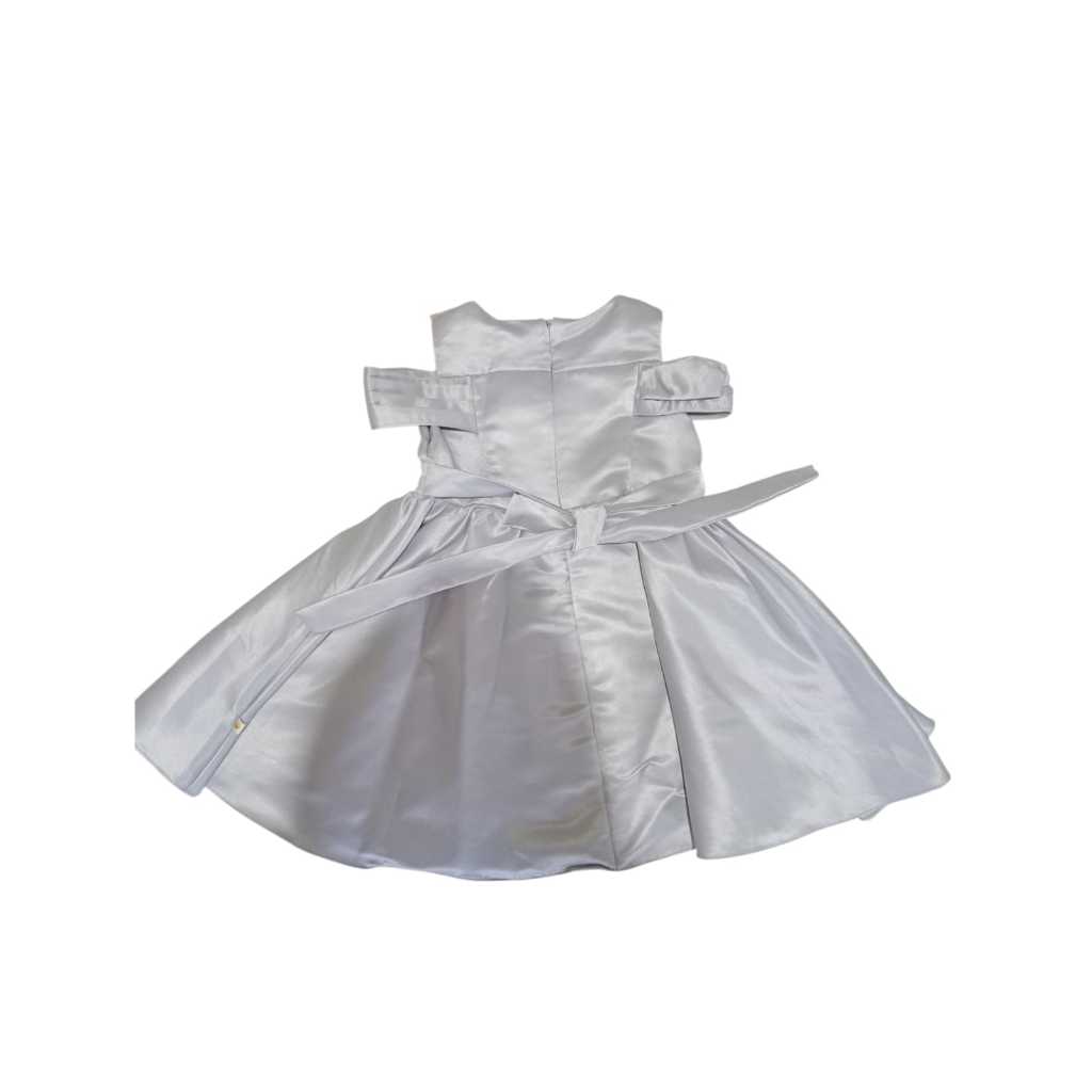 BAJU DREES PRINCESS GAUN ANAK 2 TAHUN PRELOVED WARNA ABU ABU