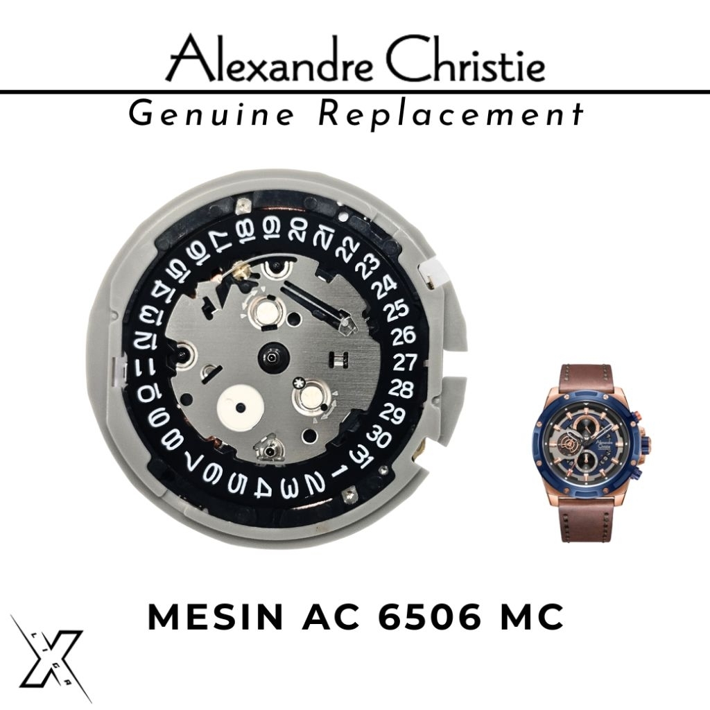 Mesin Original Alexandre Christie AC 6506 MC Genuine Replacement