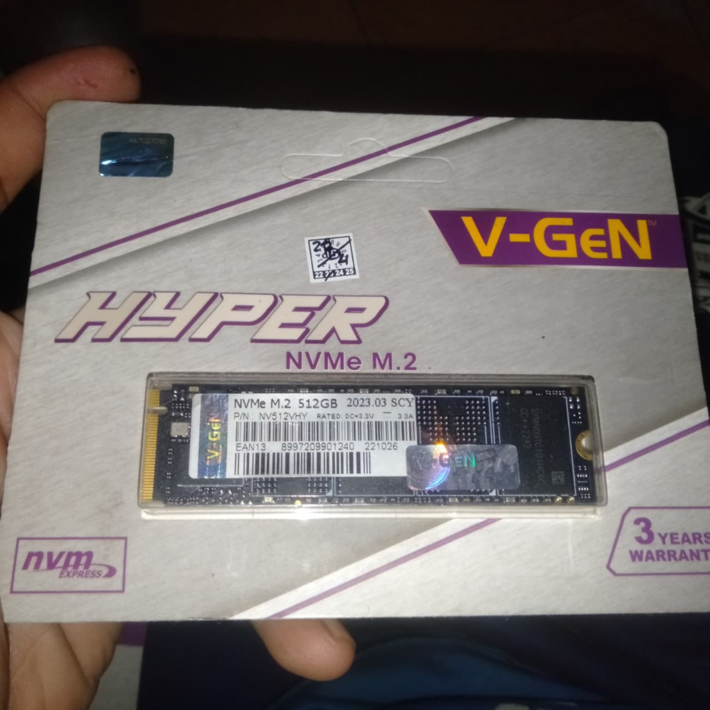 SSD VGEN NVme M.2 Hyper 512GB