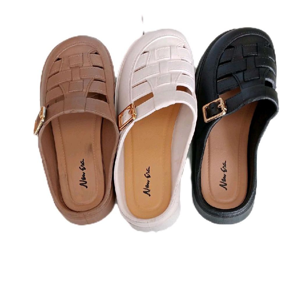 Sandal cewek selop tertutup dari New Era