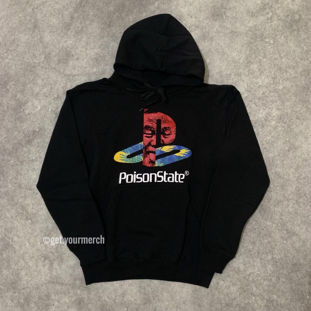 Pasifis State x Poison Street - Poison State Pullover Hoodie - Black