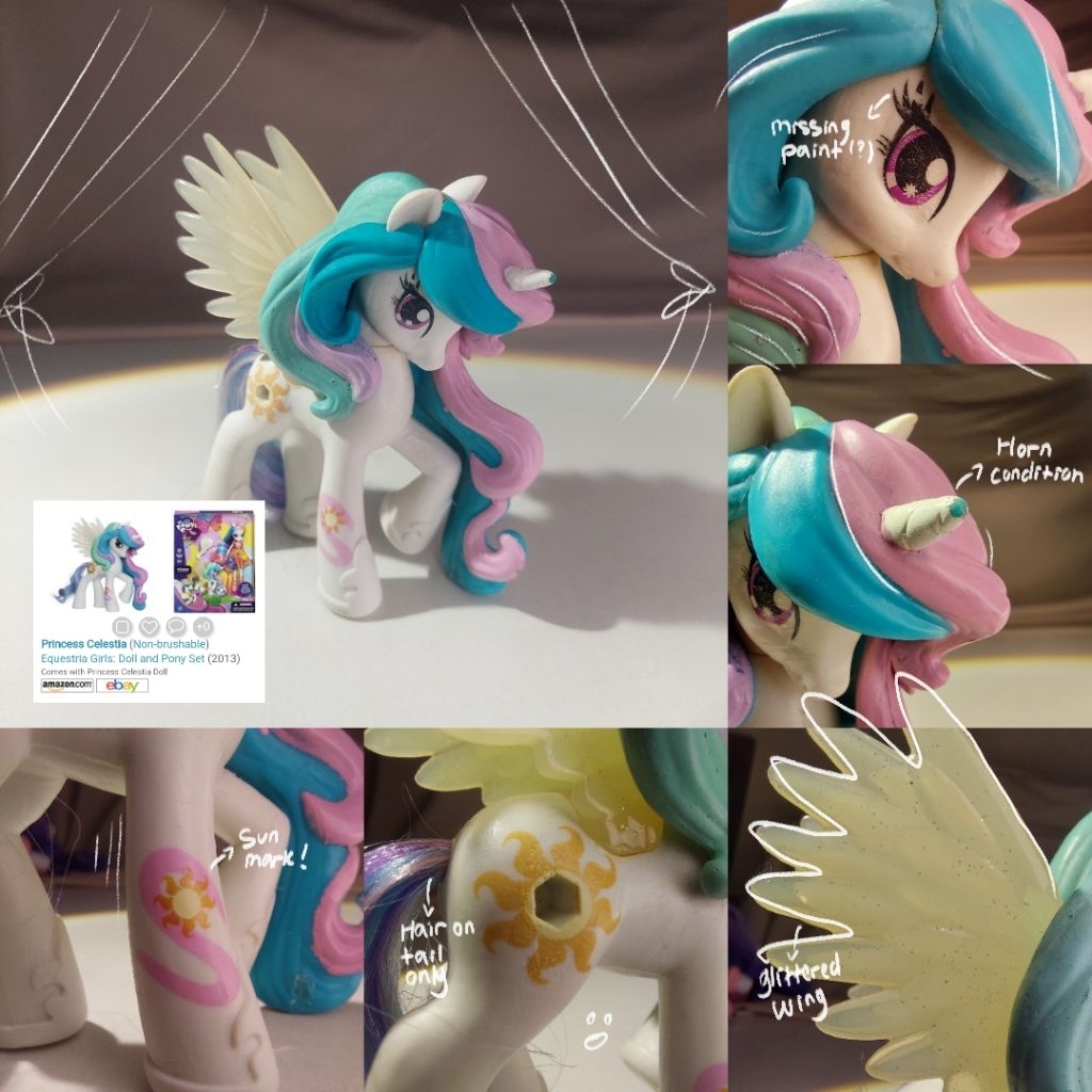 My Little Pony Equestria Girls G4 2013 Princess Celestia | Equestria Girls: Doll and Pony set