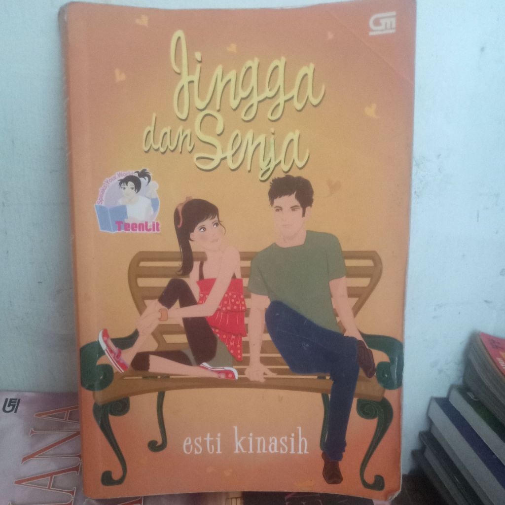 buku novel jingga dan senja