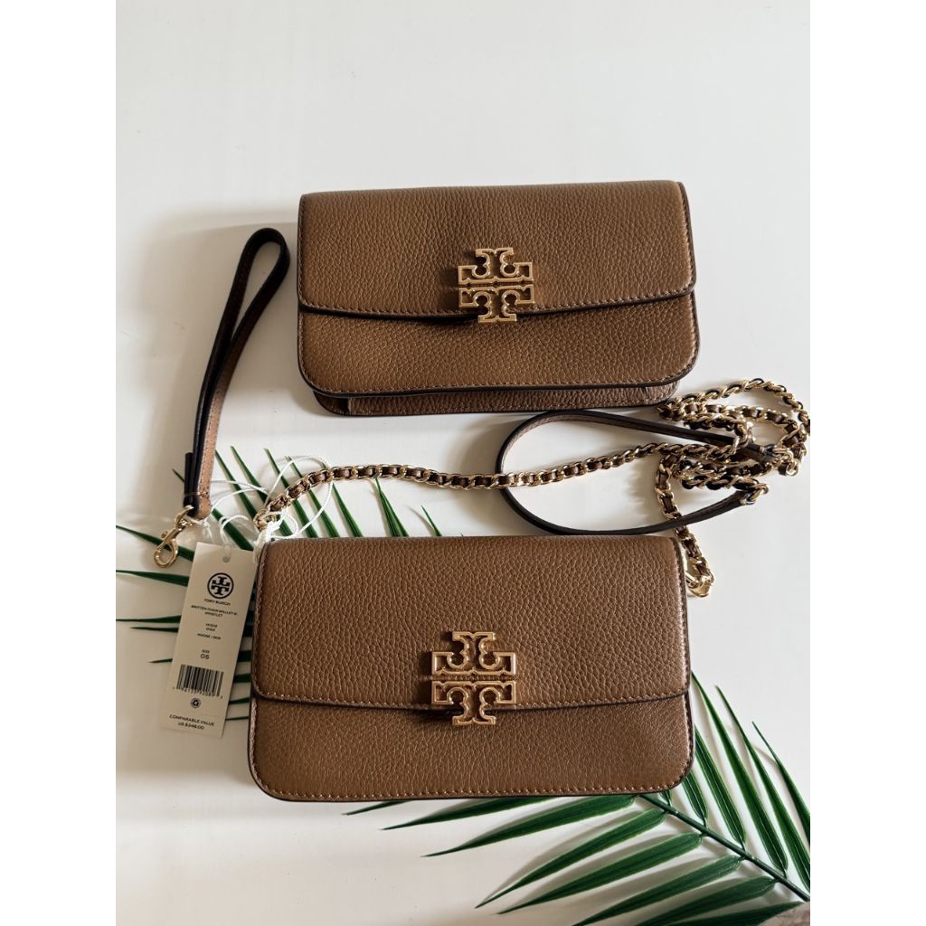 TB BRITTEN CHAIN WALLET WOC MOOSE