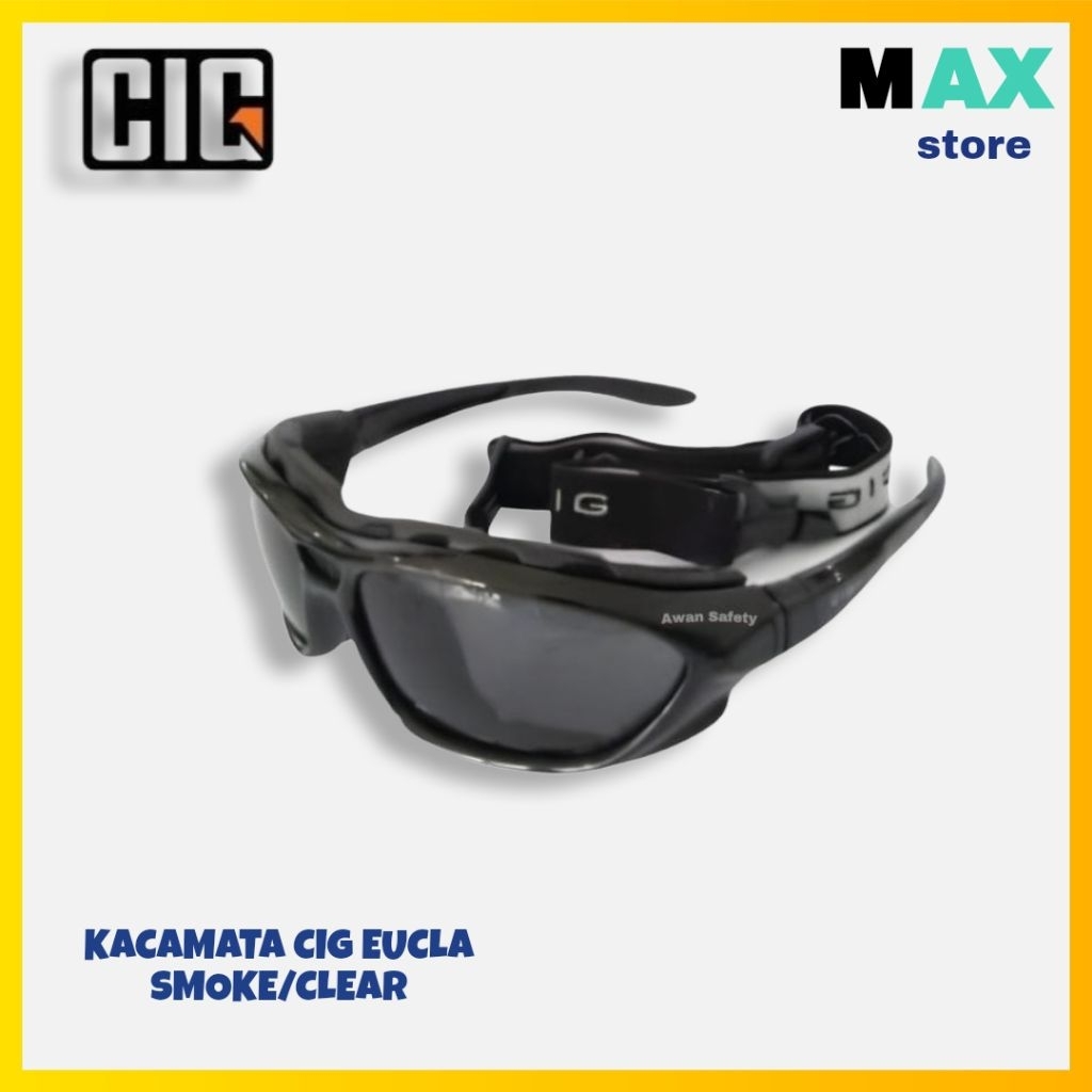 Kacamata Safety CIG Eucla Smoke Original