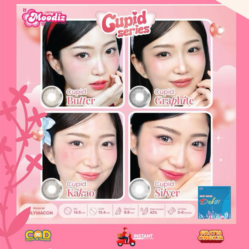 SOFTLENS NEW MORE DUBAI ( CUPID SERIES ) DIA 14.5 // FREE LENS CASE // NORMAL & MINUS ( - 0.50 S/D -