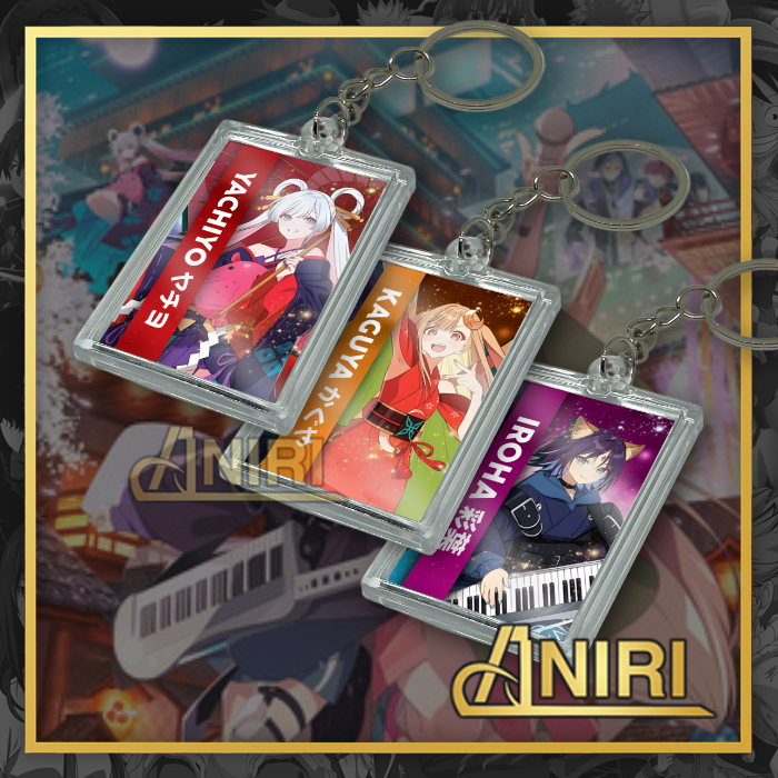 Keychain Akrilik Cosmic Princess Kaguya Iroha, Yachiyo Gantungan Kunci Anime Waifu