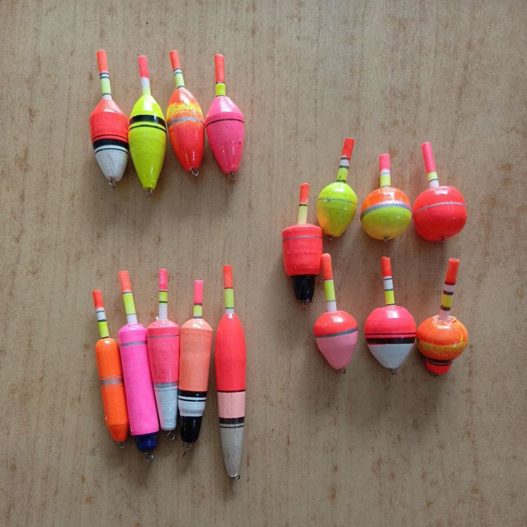 PELAMPUNG PANCING KAYU KECIL (RANDOM)