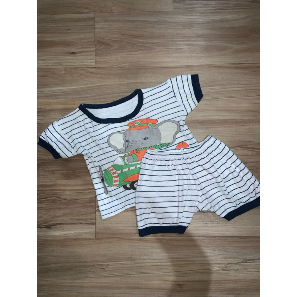 Setelan Anak Bayi Enrica Go Size L 1-2 Tahun - Preloved
