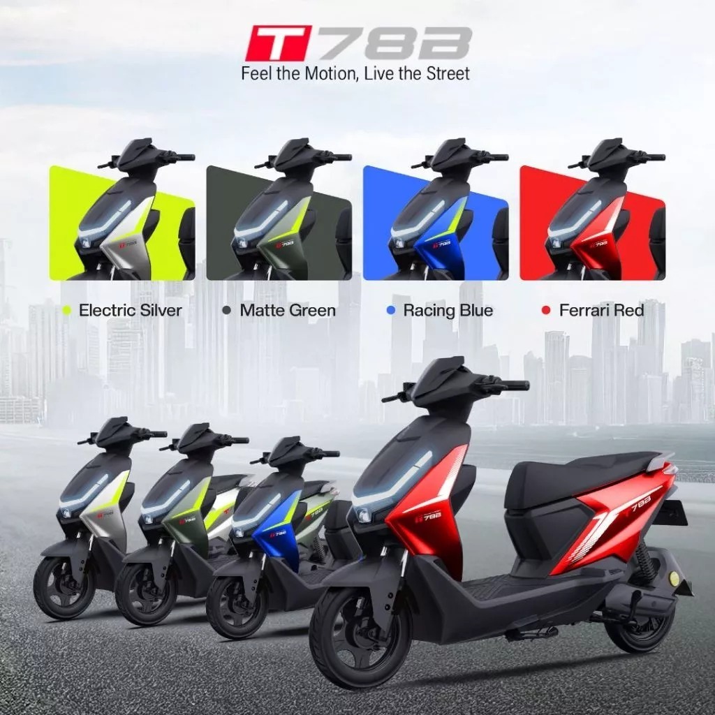 NEW Uwinfly Sepeda/ Motor Listrik T78B Fast Charging 48V18AH Lithium Swap