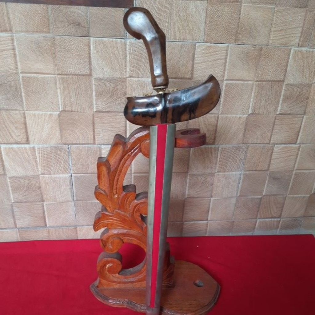 Keris Nogo Sosro Sabuk Inten  Ngemut Kuningan Luk11 Kinatah Sepuh,Pamor Banyu Mili,Wung wungan gonjo