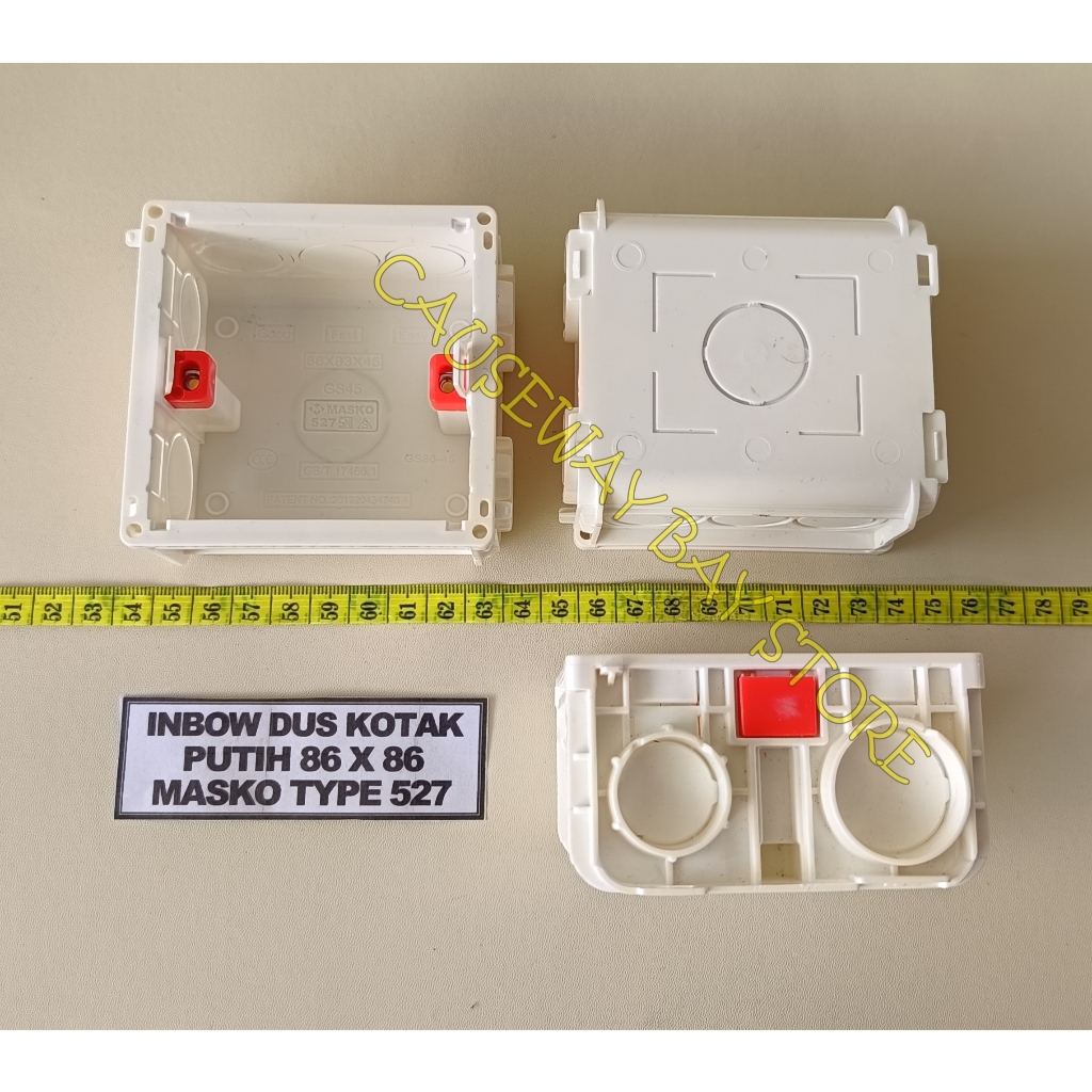 INBOW DUS KOTAK PUTIH 86X86 TYPE 527 MASKO