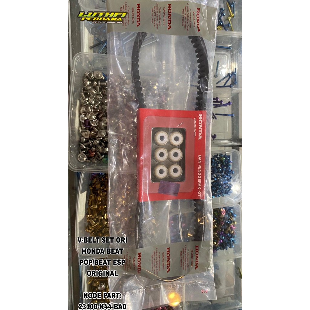 V-BELT SET ORI HONDA BEAT POP/BEAT ESP ORIGINAL