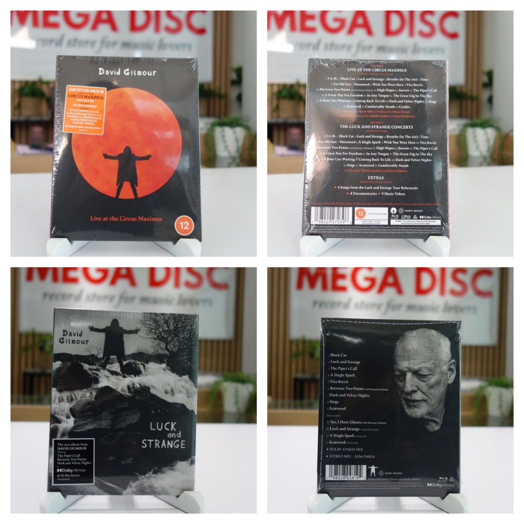 Blu-ray David Gilmour Album Audio Video Music - Live At The Circus Maximus / Luck And Strange