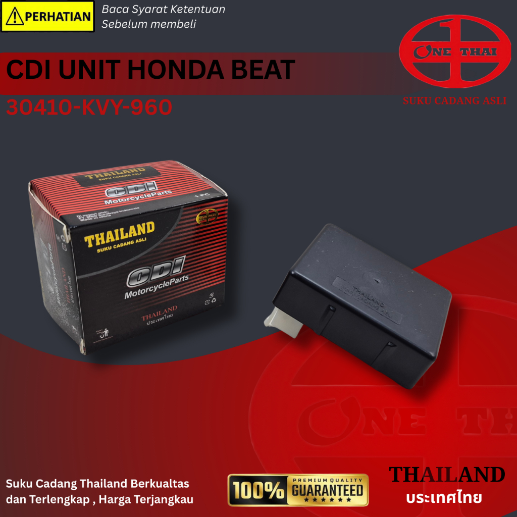 ONETHAI CDI Unit KVY Honda Beat Karbu Scoopy Spacy Karburator ECU Motor
