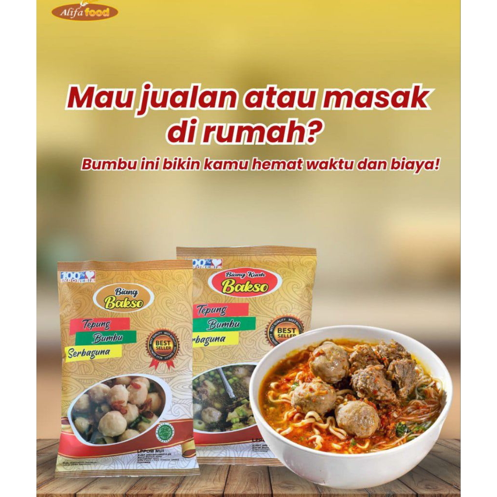 BUMBU BIANG DAN KUAH BAKSO ALIFA FOOD